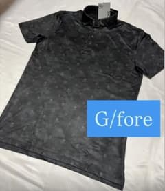 G/fore[ジーフォア] カモフラ柄ポロシャツ スカルプリント 黒 - メルカリ
