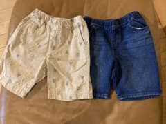 ユニクロ ハーフパンツ 男の子　2枚セットのサムネイル