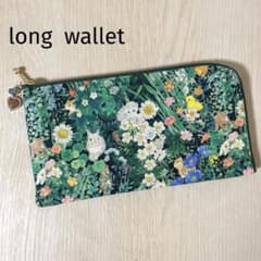 L字ファスナーポーチ【ロングウォレット】 ユキエモン ハンドメイド