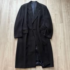 ジョルジオアルマーニ チェスターコート 50 XL イタリア製 ブラック