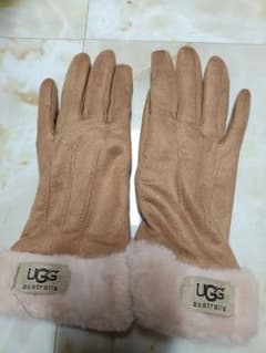 アグ てぶくろ 付録 UGG ベージュ スエード 手袋 ベージュ - メルカリ
