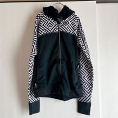 asics 幾何学模様 ナイロンジャケット 【M】トレーニングジャケット