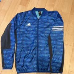 adidas グラフィックプリント ナイロンジャケット Lのサムネイル