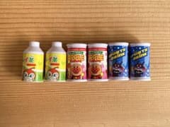 アンパンマン自販機 ミニチュア飲料ボトル 6個セットのサムネイル