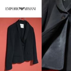 スペシャル】EMPORIO ARMANI 14AW 光沢切り替え ジャケット