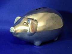 北欧ビンテージ 1940s ジョージジェンセン OLD DANISH 豚の貯金箱 