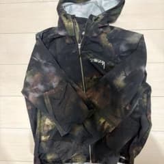 Stussy ナイロンジャケット 総柄 フード付き Mサイズ - メルカリ