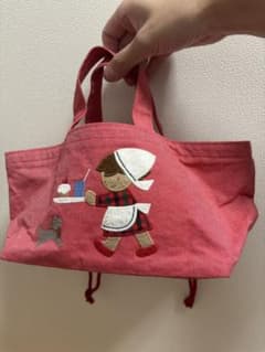 ファミリア　familiar ランチバッグ　美品　デニムバッグシリーズのサムネイル