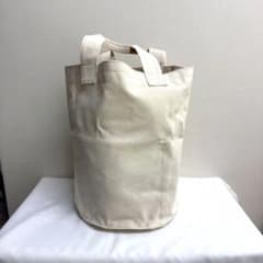 GOOD WEAVER ヴァルカナイズ製法 クリーム色のキャンバス トートバッグ 