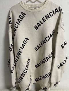 BALENCIAGA オールオーバーロゴニット 長袖のサムネイル