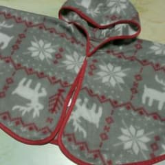 【ha-na様専用☆】フリースケープグレー&ダウンベストオレンジ♪のサムネイル