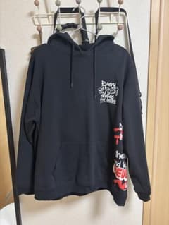RODEO CROWNS プリントパーカー Lサイズ 黒のサムネイル