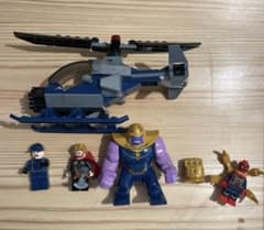 LEGO アベンジャーズ ヘリコプター サノス ミニフィグセットのサムネイル