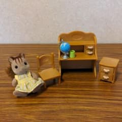 シルバニアファミリー リスの人形と家具セットのサムネイル