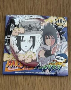 NARUTO-ナルト-コレクション缶バッジ HEROESうちはサスケ - メルカリ