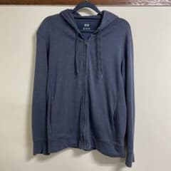 UNIQLO ジップアップ パーカー ブルー系のサムネイル