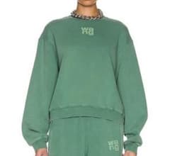 alexanderwang.t グリーン ロゴスウェット　美品 alexanderwang.t グリーン ロゴスウェット 美品 - メルカリ