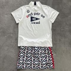 and per se アンパスィ セットアップ レディース シャツ スカート