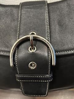 COACH ショルダーバッグ ブラック レザーのサムネイル