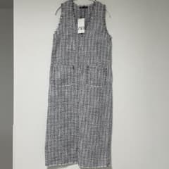 mamyZARAツイードロングワンピースLZARAレザーシャツS2点セット mamy様専用ZARAツイードロングワンピースLZARAレザーシャツS2点セット