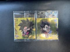 ドラゴンボール 超戦士シールウエハース 2枚セット　孫悟空　ベジータのサムネイル