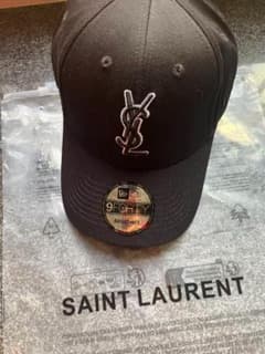SAINT LAURENT 9FORTY ブラックキャップ - メルカリ