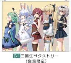 ☆C99 潤羽るしあ やすゆき 紙切ればさみ 3期生タペストリー☆のサムネイル