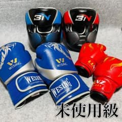 [미사용급] BNFIGHT/복싱/헤드 기어/글로브/어린이용 세트 격투기