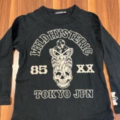 HYSTERIC MINI ブラック 長袖カットソー 120のサムネイル