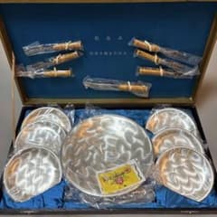 防衛庁 自衛隊 記念銀皿セット カレー 抗菌 日本製 テッパン 食器盤 海上自衛隊 海自 グッズ 自衛隊 その他
