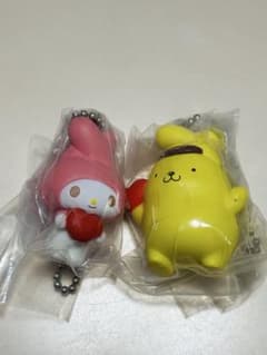 サンリオ おみみでぶらりんマスコット みみハート　ポムポムプリン、マイメロのサムネイル