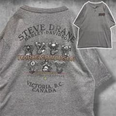 CCNA ハーレーTシャツ ダビッドソン エンジン カタログ ビンテージ古着 