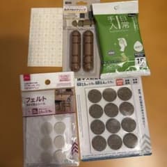 ケーブル　収納　クリーナー　キズ防止シール　5点セットのサムネイル