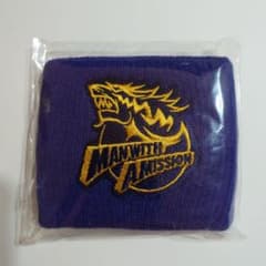 MAN WITH A MISSION 5周年記念ロゴ リストバンド 青 未開封 - メルカリ