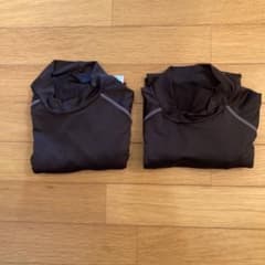 男前モノタロウ 作業用長袖アンダーシャツ ブラック LLサイズ 2枚セットのサムネイル