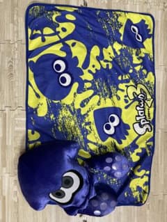 Splatoon 3 수건과 오징어 봉제 세트
