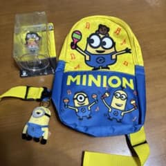 ミニオン 子ども用リュック ぬいぐるみ フィギュアキーホルダー セット売りのサムネイル