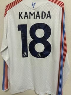(正規品)鎌田大地 クリスタルパレス 26-27 長袖 ユニフォーム Mのサムネイル
