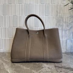 HERMÈS エルメス ガーデンパーティTPM ネゴンダ エトゥープ - メルカリ
