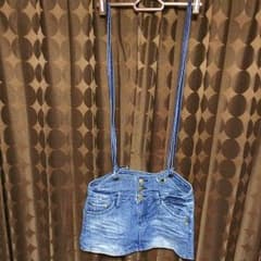 【期間限定Sale】ANAP サス付き ショートデニムのサムネイル