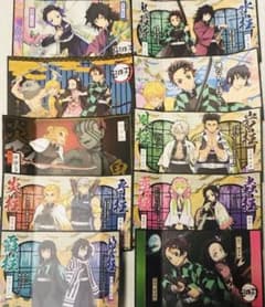 鬼滅の刃 ミニ屏風コレクション 10枚セットのサムネイル
