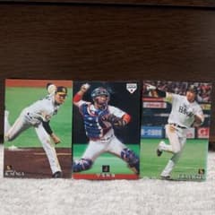 2019カルビー侍甲斐拓也、ノーマル千賀滉大、柳田悠岐カード3枚セット