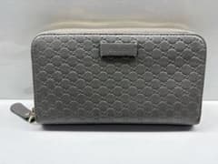 GUCCI グレー GGパターン 長財布 - メルカリ