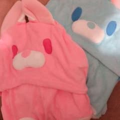星たぬき フード付きポンチョ型ブランケットのサムネイル