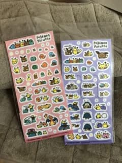 2点セットシール Pokémon Yurutto ポケモンゆるっとのサムネイル