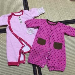 暖かい ロンパース 女の子のサムネイル