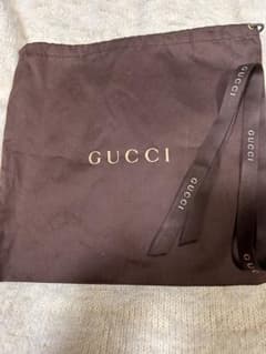 GUCCI ブラウン ナイロン 巾着バッグのサムネイル
