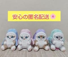 モフサンド mofusand ギンガムチェックサメにゃんマスコット 全4種