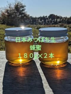 日本みつばちの生蜂蜜　国産純粋３６０g（１８０g✕２本）のサムネイル