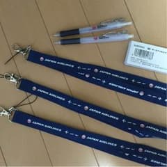 JALボールペン、シャープペンシル、ネックストラップのサムネイル